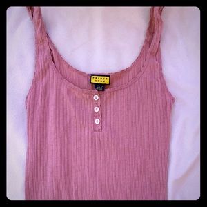 Ping buttoned tank top